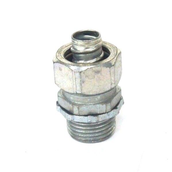 LOT OF 17 NEW THOMAS & BETTS 1/2" NPT X 1/2" TUBE CONNECTOR FITTINGS