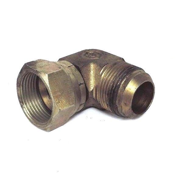 LOT OF 2 NEW EATON WEATHERHEAD 1" FLARE X SWIVEL 90 DEG ELBOWS