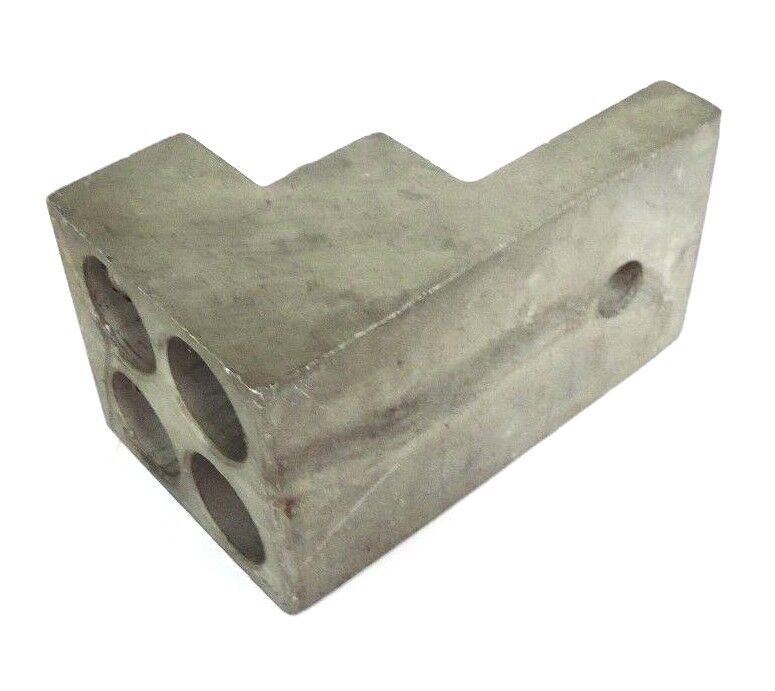 INT ILSCO RU-750-4 CONNECTOR ALUMINUM THREE BARREL 1 HOLE 1/2IN, 750MCM-3/0