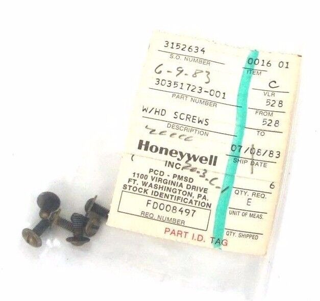 NEW HONEYWELL 30351723-001 HD SCREWS 30351723001