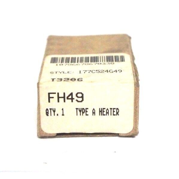 NEW CUTLER HAMMER FH49 TYPE A HEATER ELEMENT STYLE: 177C524G49