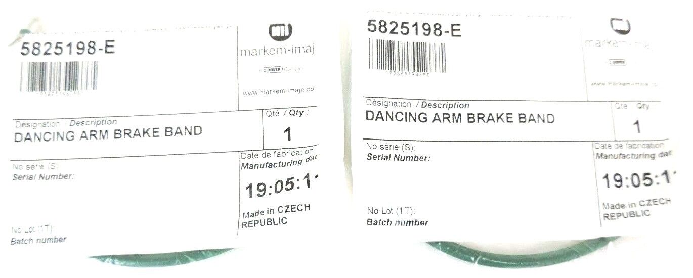 LOT OF 2 NEW MARKEM 5825198-E DANCING ARM ASSEMBLIES 5825198E