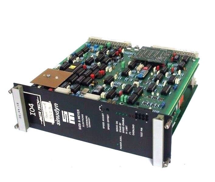 SIEB & MEYER SINUDYN 26.44.18 BRUSHLESS SERVO CONTROLLER 26.44.0016.2 L9410276