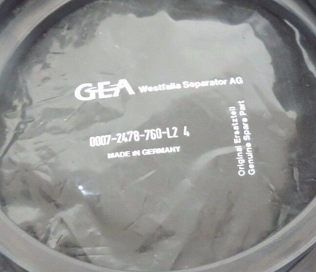 NEW GEA WESTFALIA SEPARATOR AG 0007-2478-760-L2 4 SEAL 00072478760L2