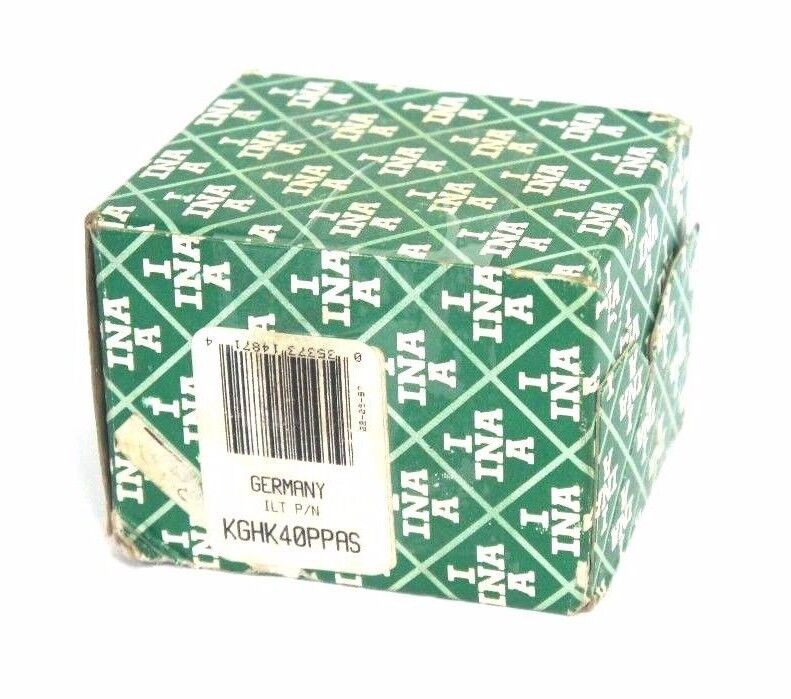 NIB INA KGHK40PPAS LINEAR DRAWN CUP BEARING UNIT