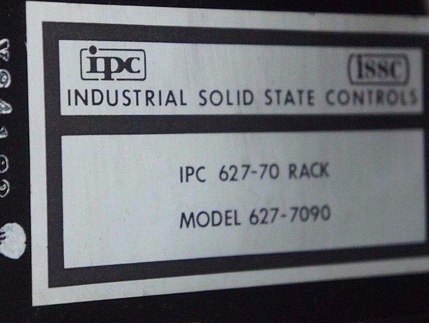 HONEYWELL 627-7090 IPC RACK 627-70 WITH COVER PLATES 6277090