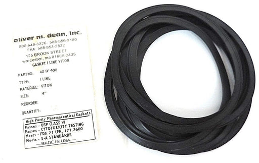 LOT OF 12 NEW OLIVER M. DEAN, INC. 40 IV 400 GASKETS I LINE VITON 4''