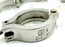 LOT OF 2 NEW FEDEGARI AUTOCLAVE GM100094 MICROCASTED CLAMPS DN 34