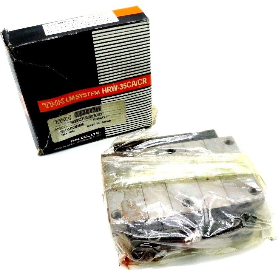 NIB THK BLOCK HRW35CA1SS 4-WAY HRW-35CA/CR MULTI-MOUNT LM SYSTEM