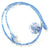 LOT OF 6 NEW CAT6-03-BLB 3' RJ45 SNG MLD BLUE CABLES