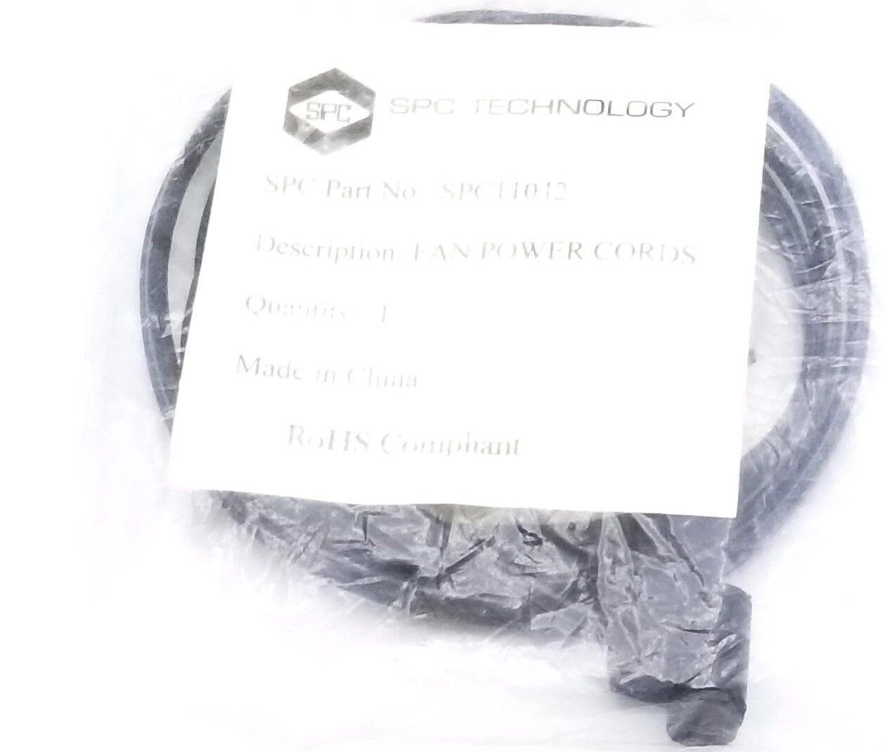 NEW SPC TECHNOLOGY SPC11042 FAN POWER CORDS