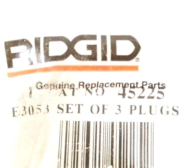 NEW RIDGID 45225 SET OF 2 PLUGS E3053