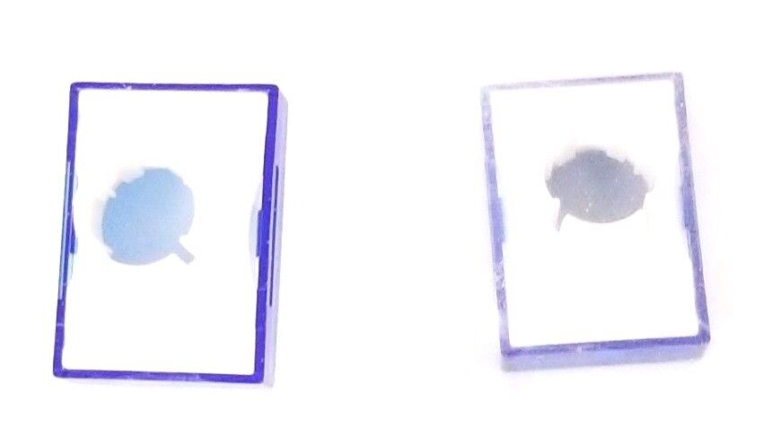 LOT OF 2 NEW OMV 068900703 TRANSP. COVER 51-903 BLUE NUCLET