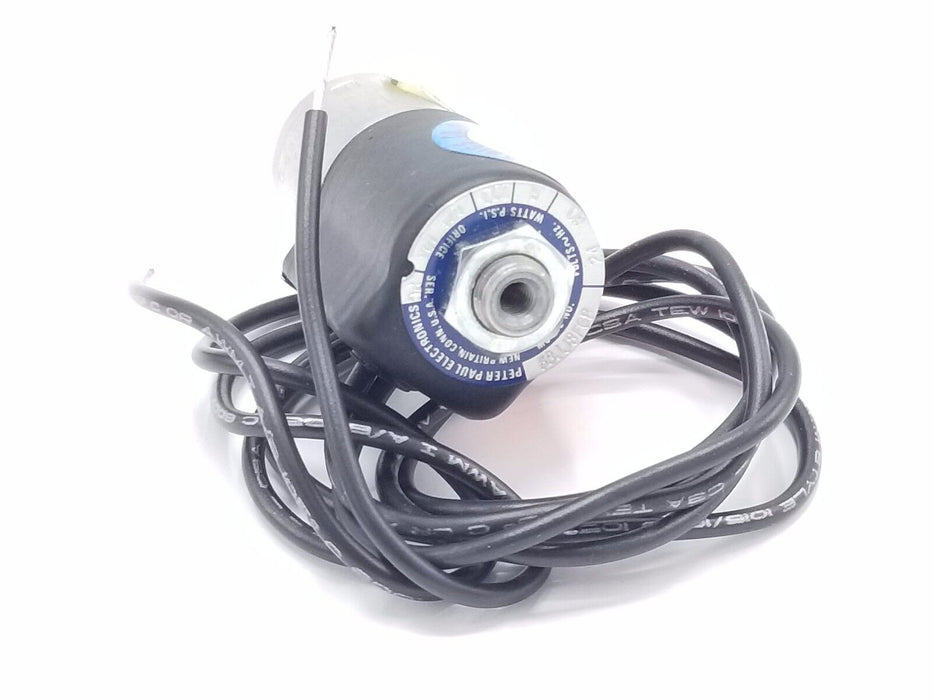 NEW PETER PAUL 53JJ8FGB SOLENOID VALVE 24V 60H, 6W, PSI 100, 1/16 1/16 ORIFICE