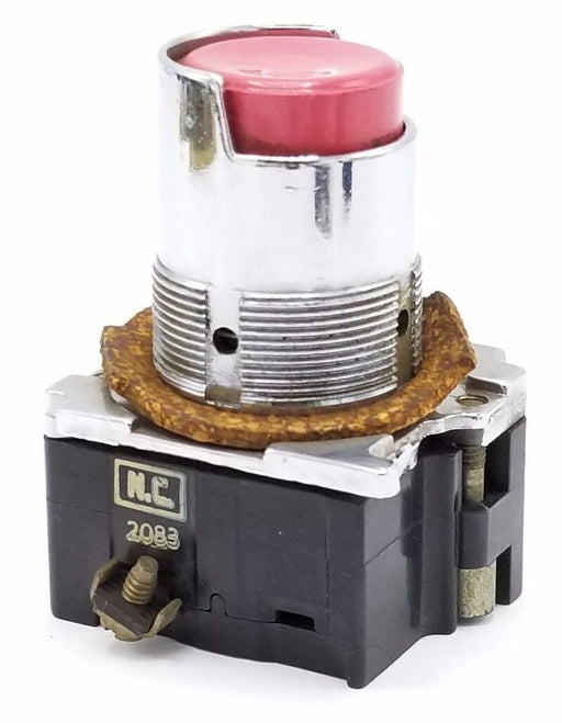 CUTLER HAMMER 10250T CONTACT WITH RED PUSHBUTTON