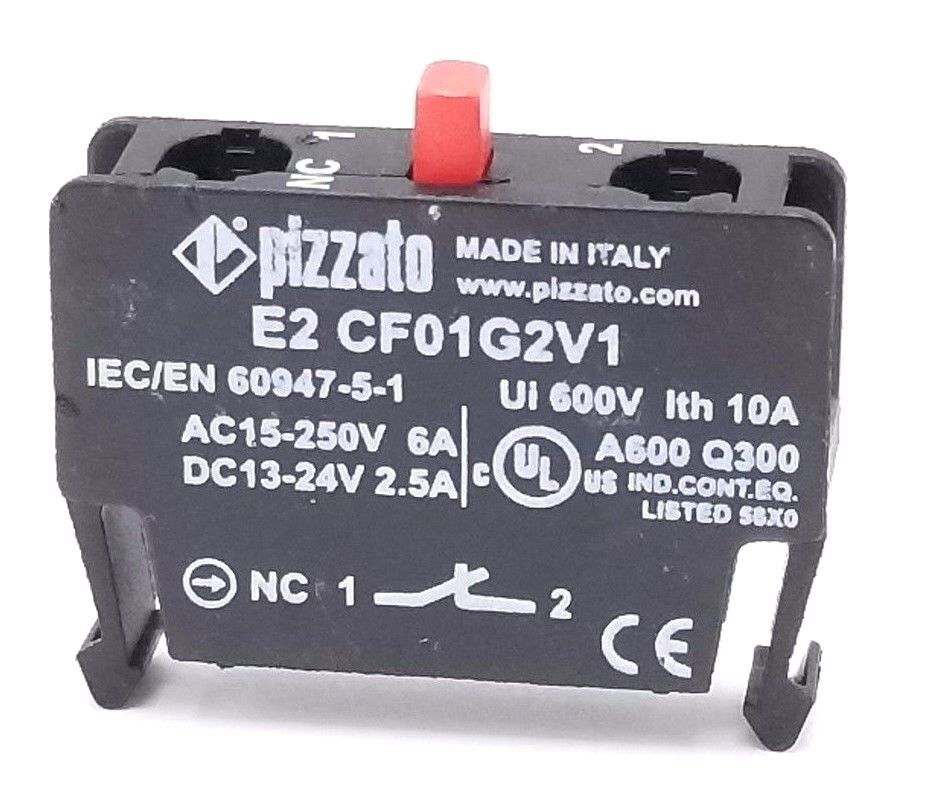 NEW PIZZATO E2CF01G2V1 BASE FIXING CONTACT BLOCK E2-CF01G2V1