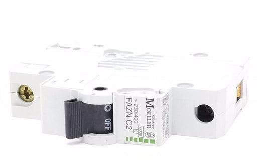 KLOCKNER MOELLER FAZN-C2 CIRCUIT BREAKER 2AMP 1POLE DIN-RAIL 5KA 277K