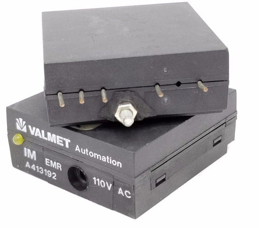LOT OF 2 VALMET AUTOMATION IM EMR A413192 RELAYS, 110V AC