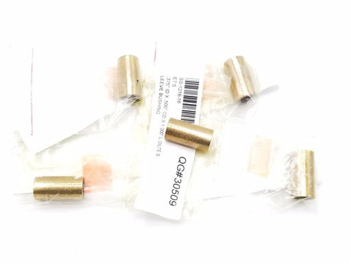 LOT OF 5 NEW ISOSTATIC SS-1216-16 BRONZE OILITE SLEEVE BUSHINGS
