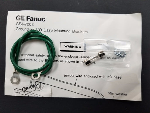 LOT OF 6 NEW GE FANUC GEJ-7003 GROUNDING WIRES FOR I/O BASE MOUNTING BRACKET