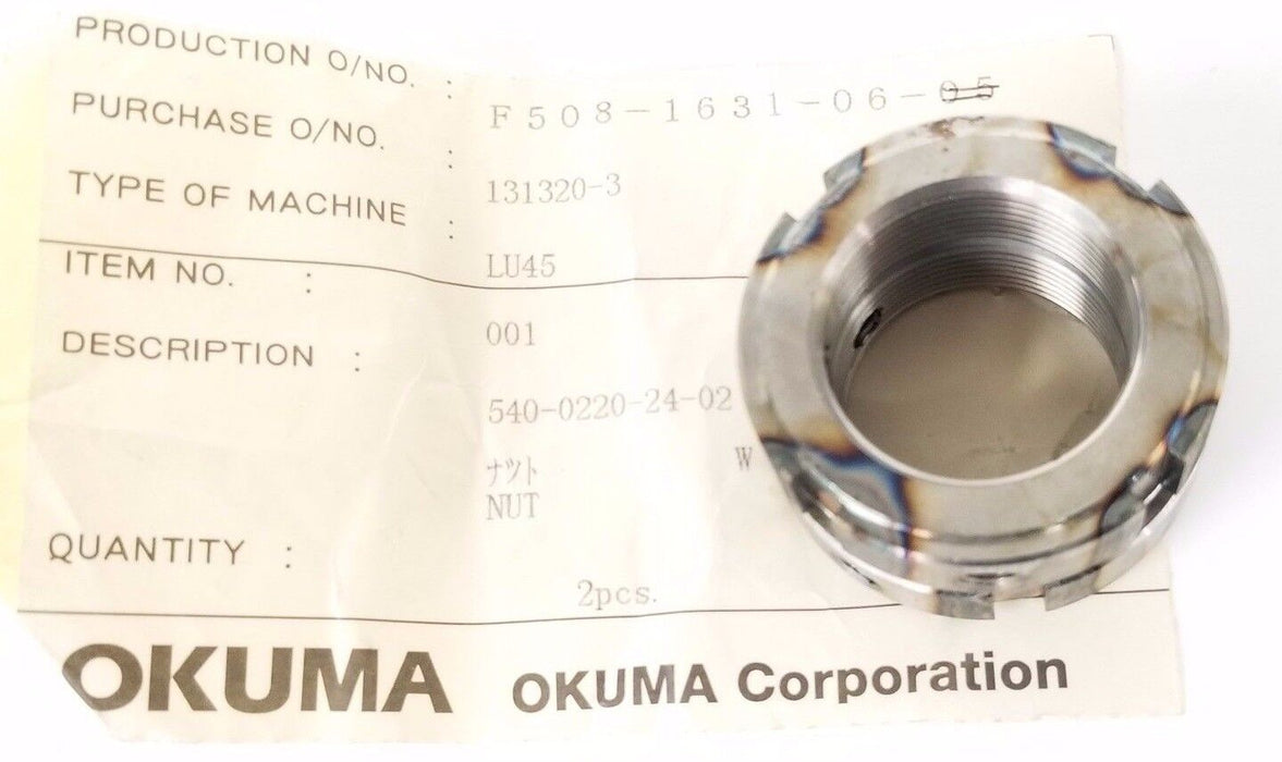 NEW OKUMA 540-0220-24-02 NUT