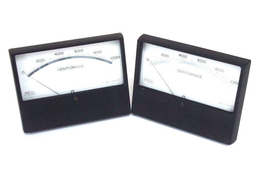 LOT OF 2 API 2066 110758 GAUGES 65-8314-0100 , 0-1000 CENTIGRADE