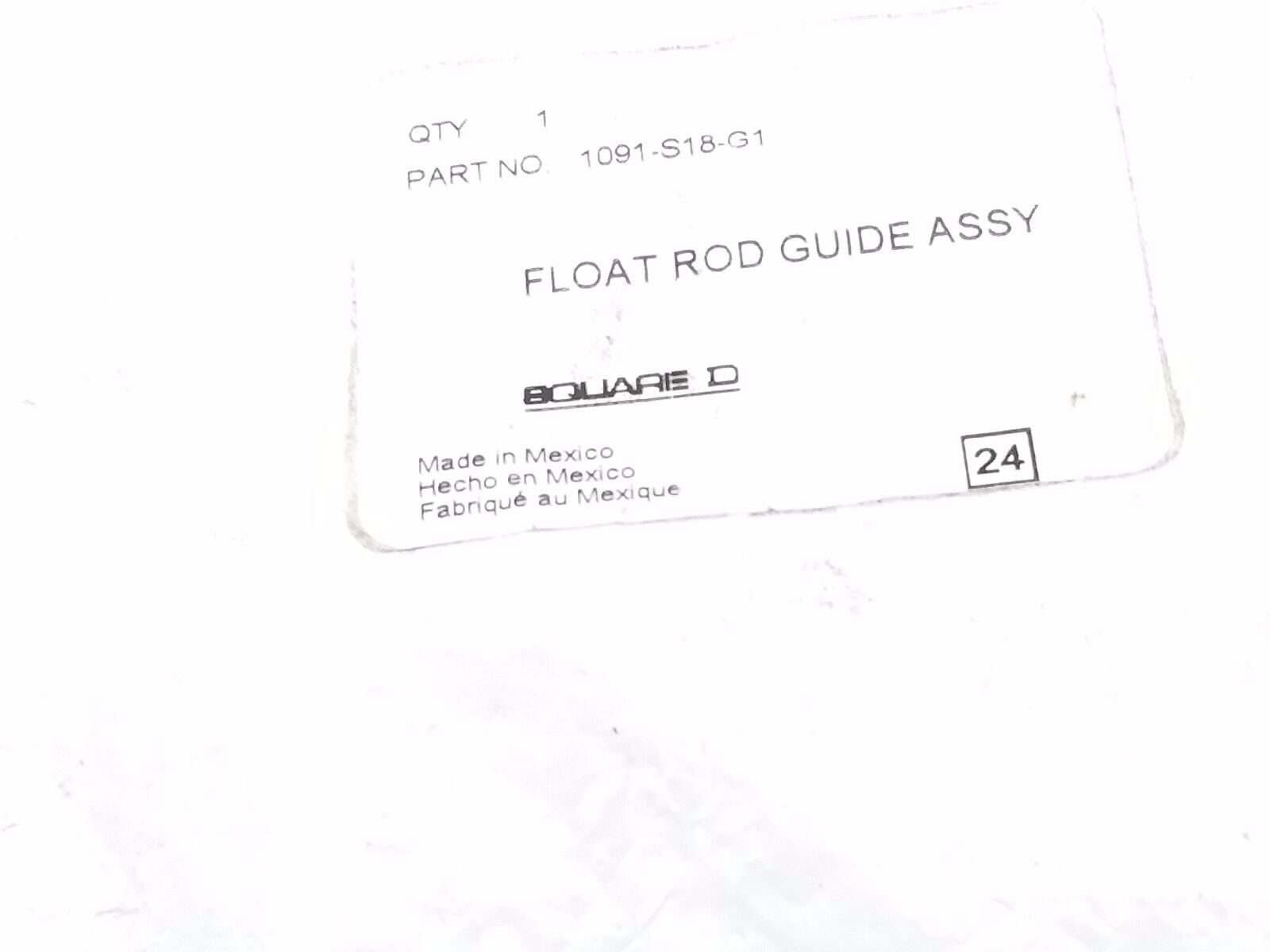 NEW SQUARE D 1091-S18-G1 FLOAT ROD GUIDE ASSY 1091S18G1