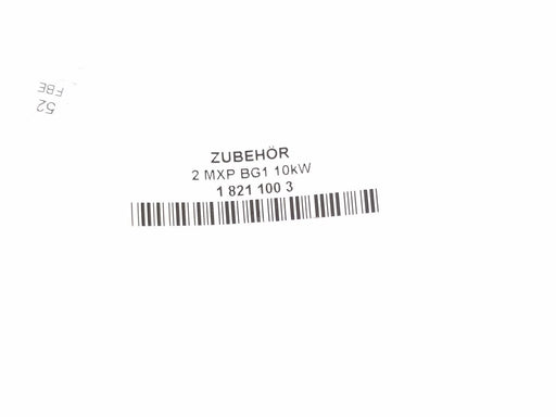 NEW ZUBEHOR 2 MXP BG1 10KW KIT 1 821 100 3