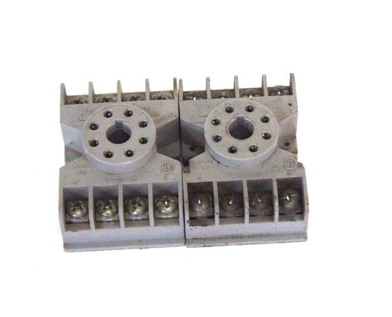 LOT OF 2 POTTER & BRUMFIELD 27E122 SOCKET RELAYS