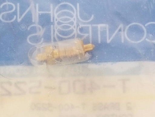 BAG OF 2 NEW JOHNSON CONTROLS T-400-5220 BRASS CONTROL PORTS .020'' DIA.