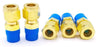 LOT OF 5 NEW GENERIC HYD-B4000015 MALE CONNECTORS B4000015