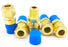 LOT OF 5 NEW GENERIC HYD-B4000015 MALE CONNECTORS B4000015