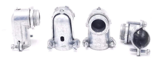 LOT OF 4 NEW 3LV70 GENERIC Elbows, 90°, Die Cast Zinc, 3/4" Conduit Size, 3/4"