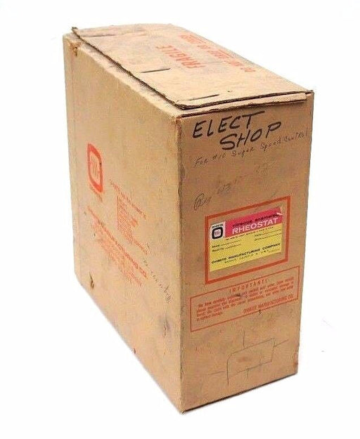 NIB OHMITE VITREOUS ENAMELED PHEOSTAT MODEL: R WATTS: 500 OHMS: 250 STOCK#.0864