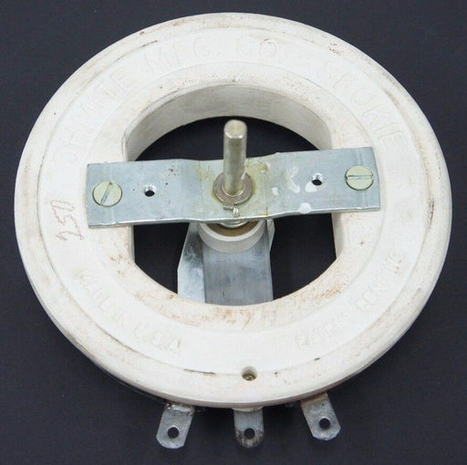 NIB OHMITE VITREOUS ENAMELED PHEOSTAT MODEL: R WATTS: 500 OHMS: 250 STOCK#.0864