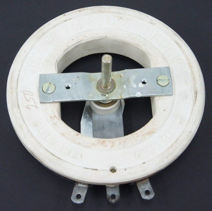 NIB OHMITE VITREOUS ENAMELED PHEOSTAT MODEL: R WATTS: 500 OHMS: 250 STOCK#.0864