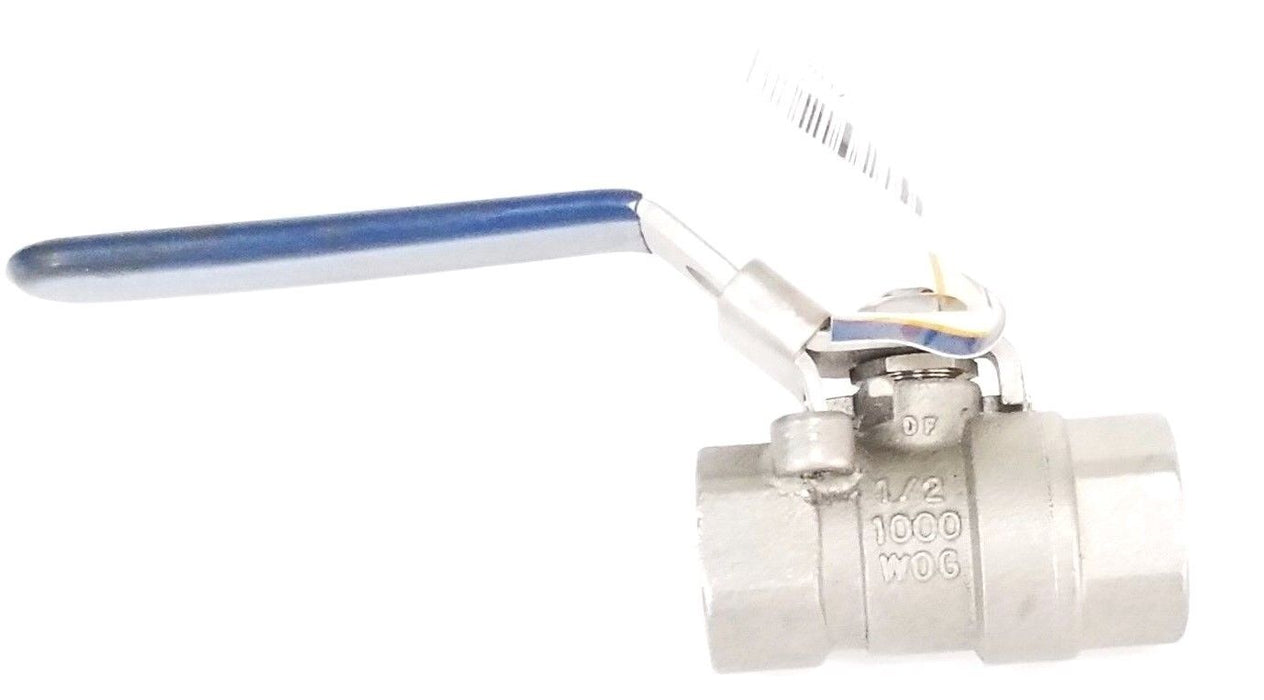NEW PROFITTER 1/2" STAINLESS STEEL BALL VALVE 0427110 FULL PORT 1000 WOG