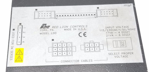 RED LION CONTROLS LDD00600 COVER PLATE MODEL LDD