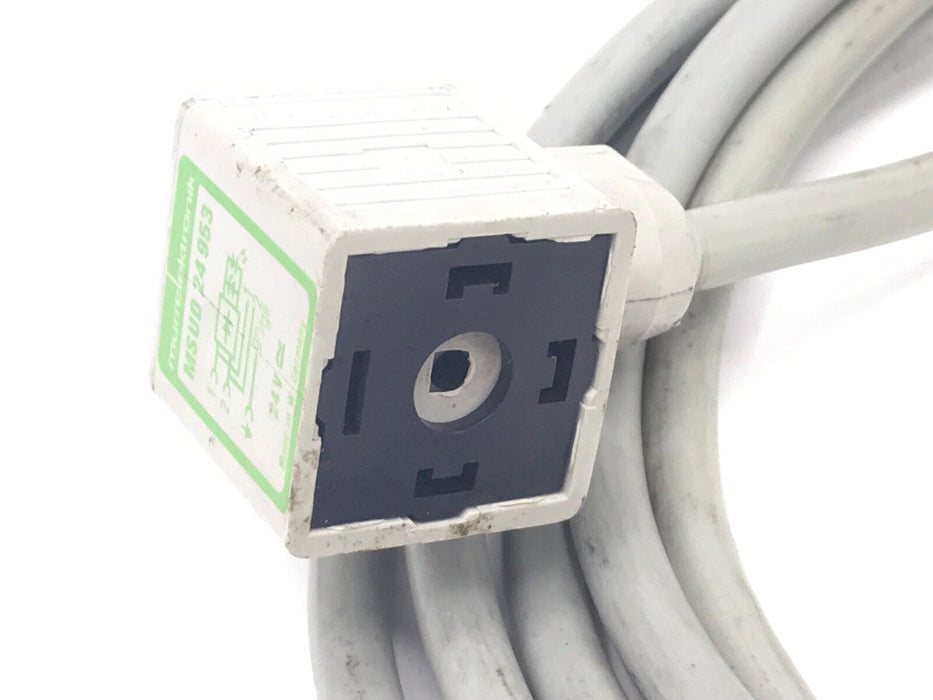 MURR ELEKTRONIK MSUD 24953 VALVE PLUG CORD SET 24V