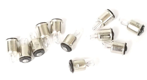 LOT OF 11 NEW SYLVANIA SUNRAY 387 LAMPS MINIATURE 28V 1.2W T1.75 MIDGET FLANGED