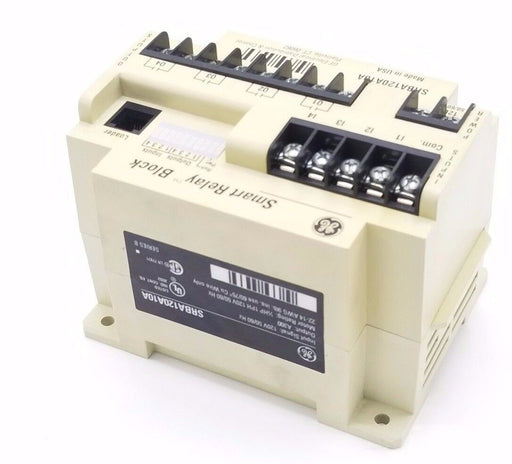 GENERAL ELECTRIC SRBA120A10A SMART RELAY BLOCK INPUT: 120V, 50/60HZ OUTPUT: A300