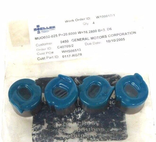 LOT OF 4 NEW MOELLER 0117-RG78 PUNCHES OBL 32 DIA X 25 P=20.6 W=16.28 P/S 10/05