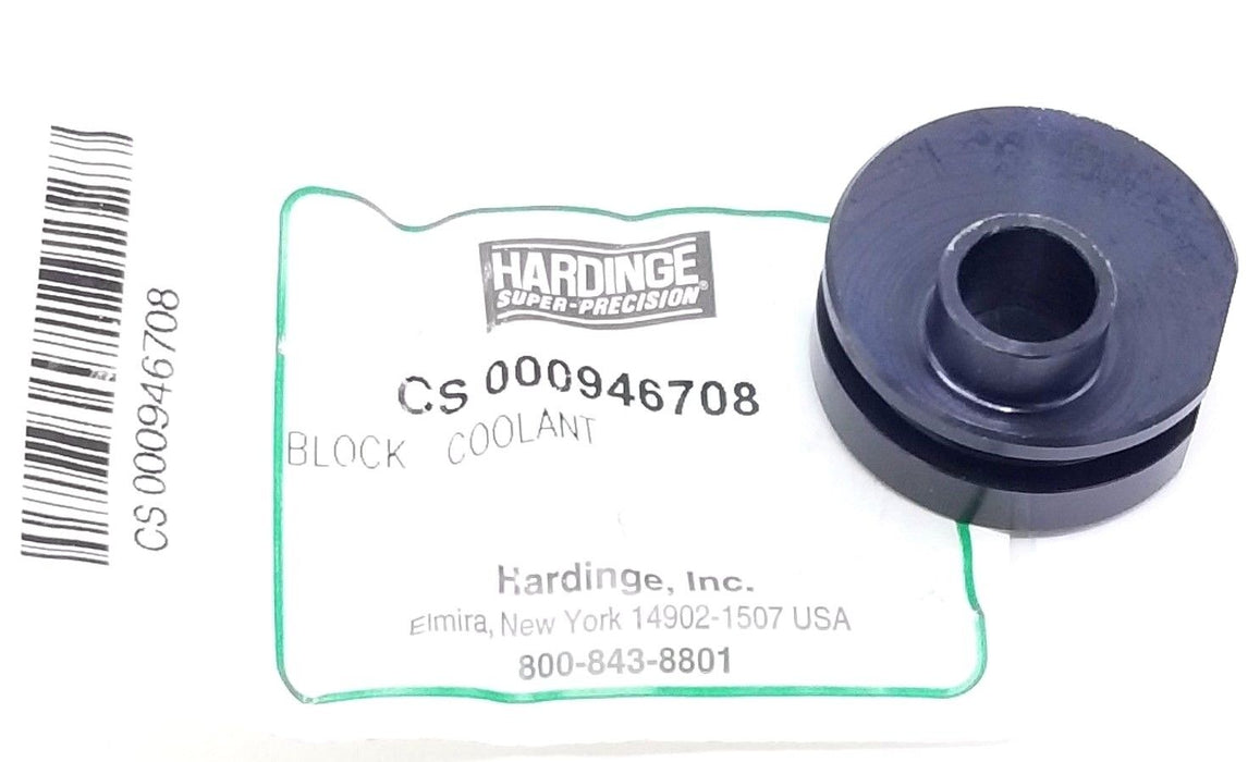 NEW HARDINGE SUPER-PRECISION CS 000946708 BLOCK COOLANT