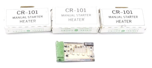 LOT OF 3 NIB GENERAL ELECTRIC CR-101 OVERLOAD HEATER ELEMENTS CR101