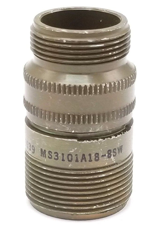 NEW AMPHENOL MS3101A18-8SW CIRCULAR CABLE CONNECTOR MS3101A188SW, SIZE 18
