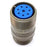 NEW AMPHENOL MS3101A18-8SW CIRCULAR CABLE CONNECTOR MS3101A188SW, SIZE 18