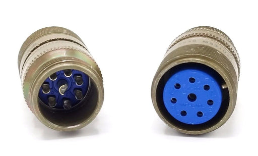 LOT OF 2 NEW AMPHENOL MS3101A18-8SW CIRCULAR CABLE CONNECTORS MS3101A188SW