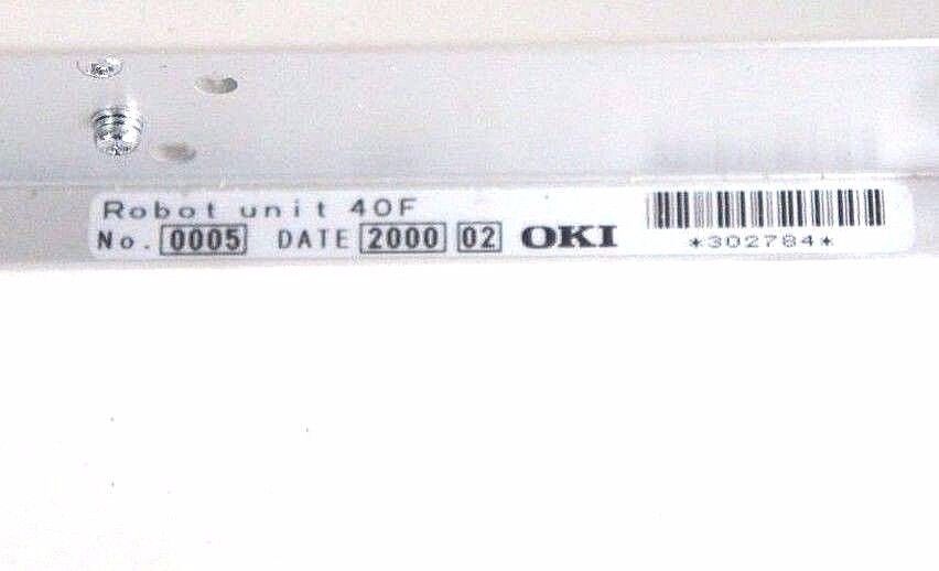 OKI ROBOT UNIT REAR 40F NO. 0005 DATE 2000 02 W/ PM20L-020-0KB4 MOTOR