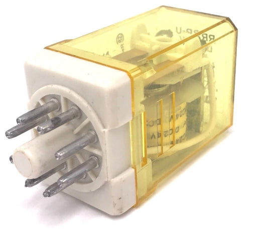 IDEC RR2P-UDC24V POWER RELAY, DPDT, 24 VDC, 10 A, RR SERIES, SOCKET