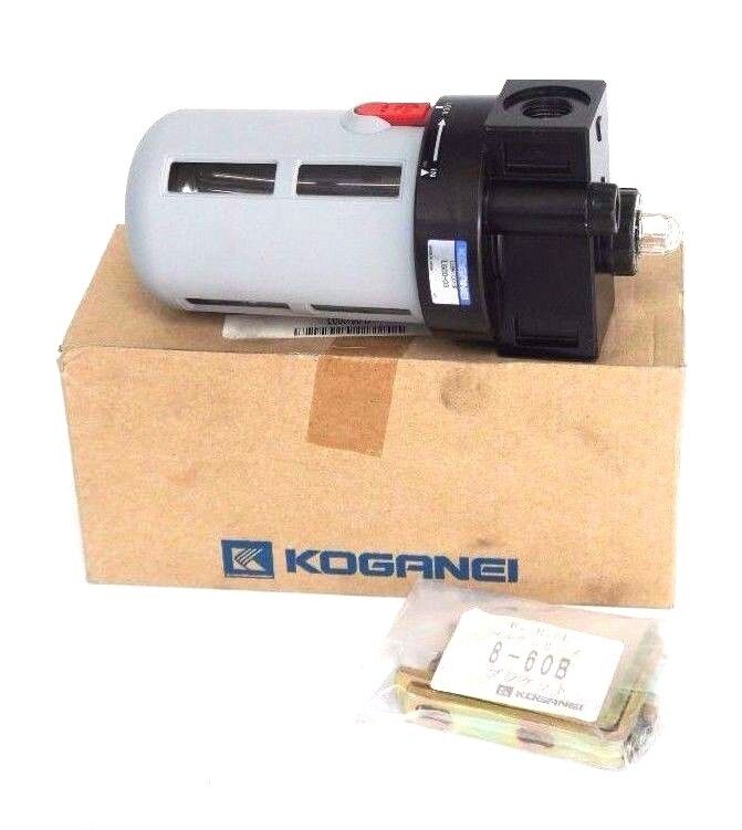 NIB KOGANEI L600-03-B LUBRICATOR L60003B WITH 8-60B ACCESSORIES